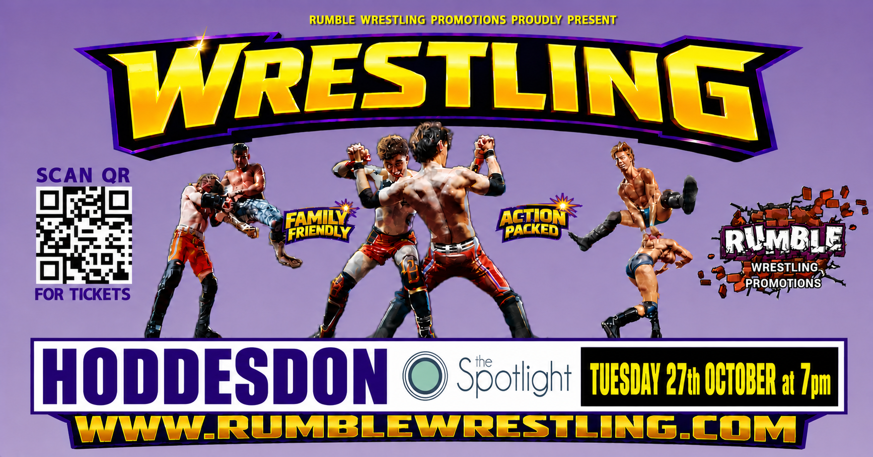 Rumble Wrestling at The Spotlight - Half Term Special 